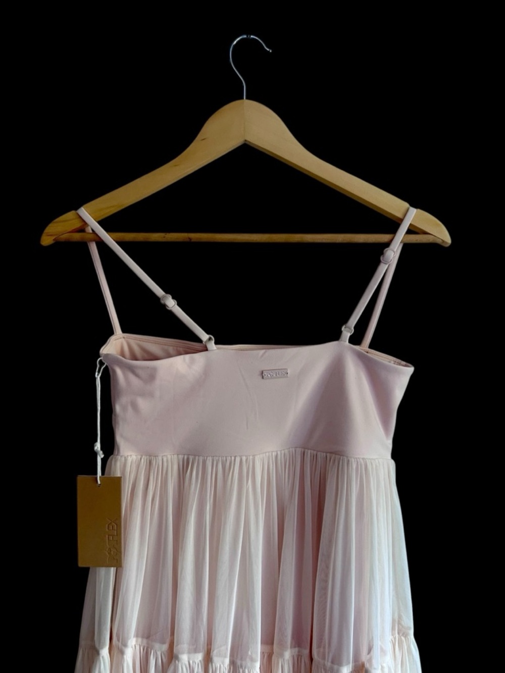 NWT POPFLEX Pirouette Babydoll Dress Tutu Pink Tulle Sz Small - Picture 8 of 9